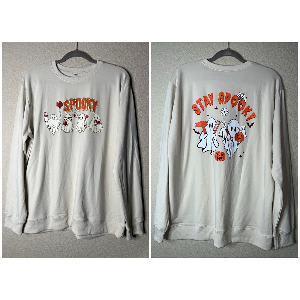 Spooky Ghosts Graphic Sweatshirt